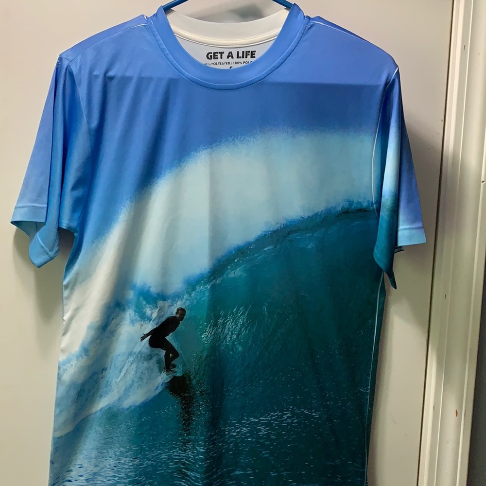 Get A Life Surfer Size Small T-shirt